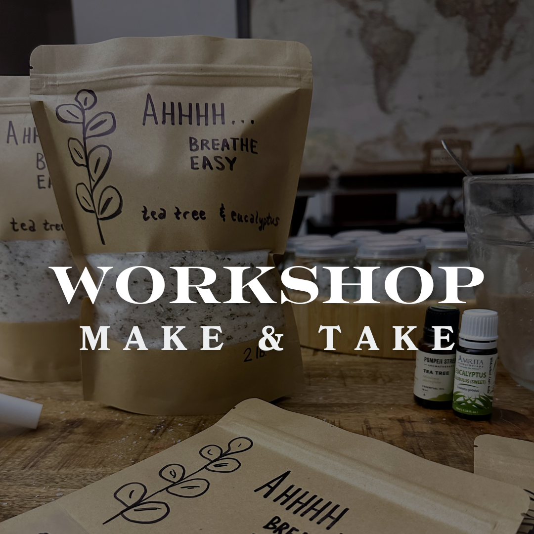 Salt Soaks Workshop: May 18th 12pm